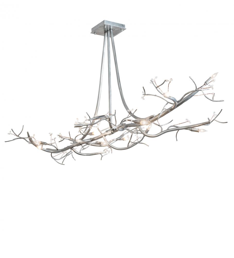 72&#34; Long Winter Solstice Budding 12 Light Oblong Chandelier