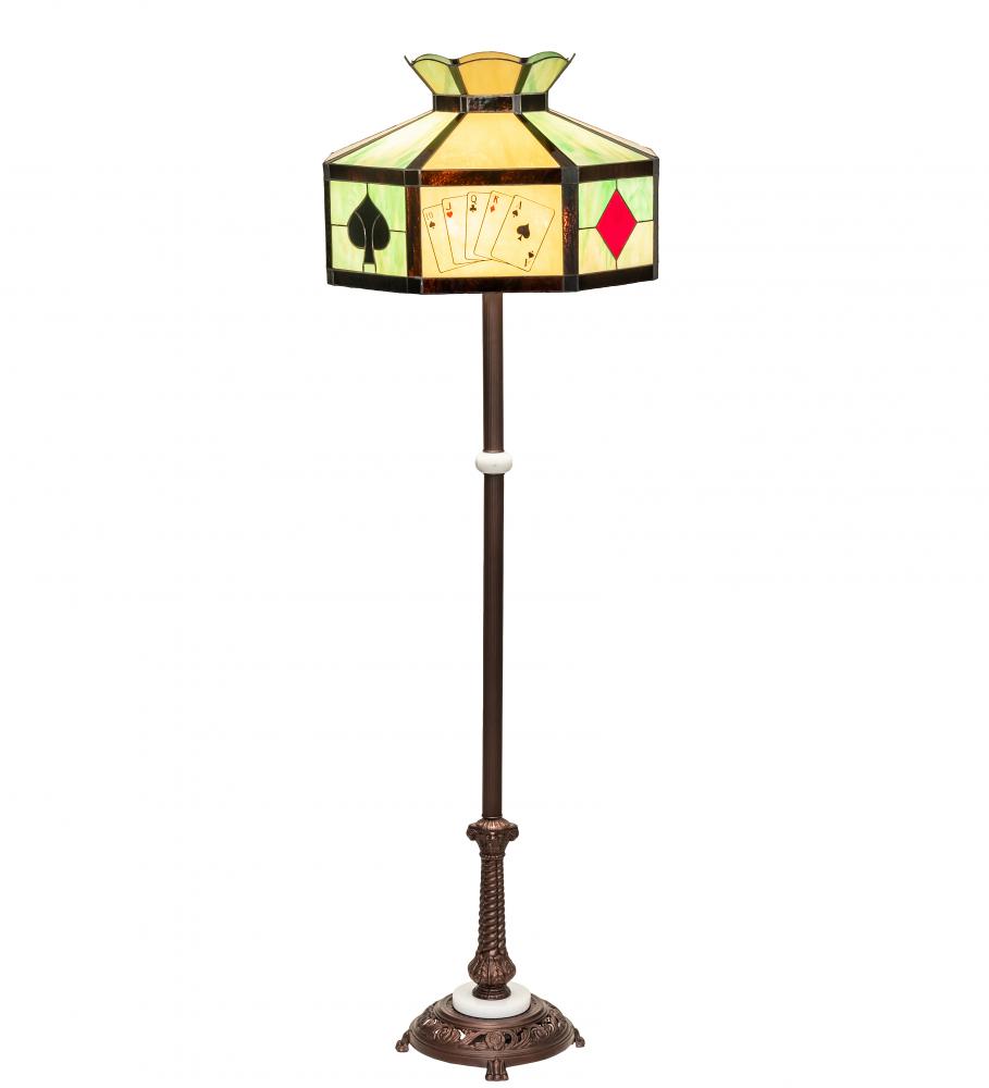 63&#34; High Poker Face Floor Lamp