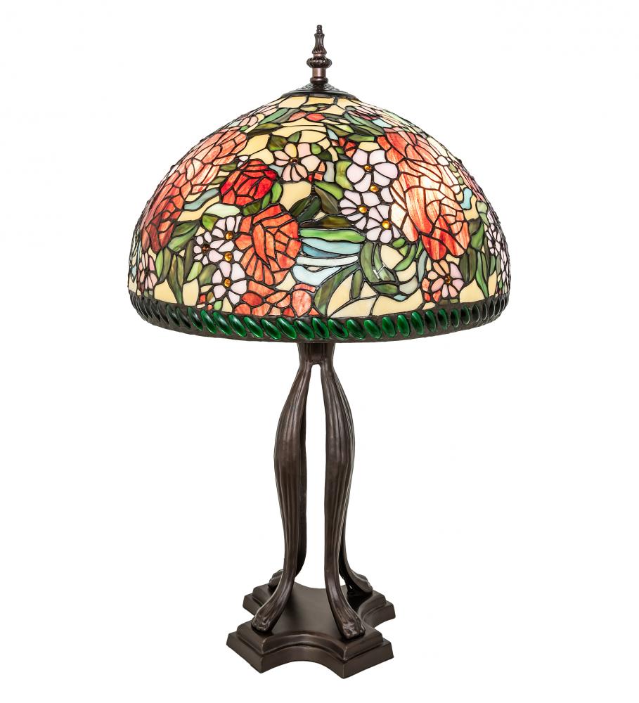 33&#34; High Romance Rose Table Lamp