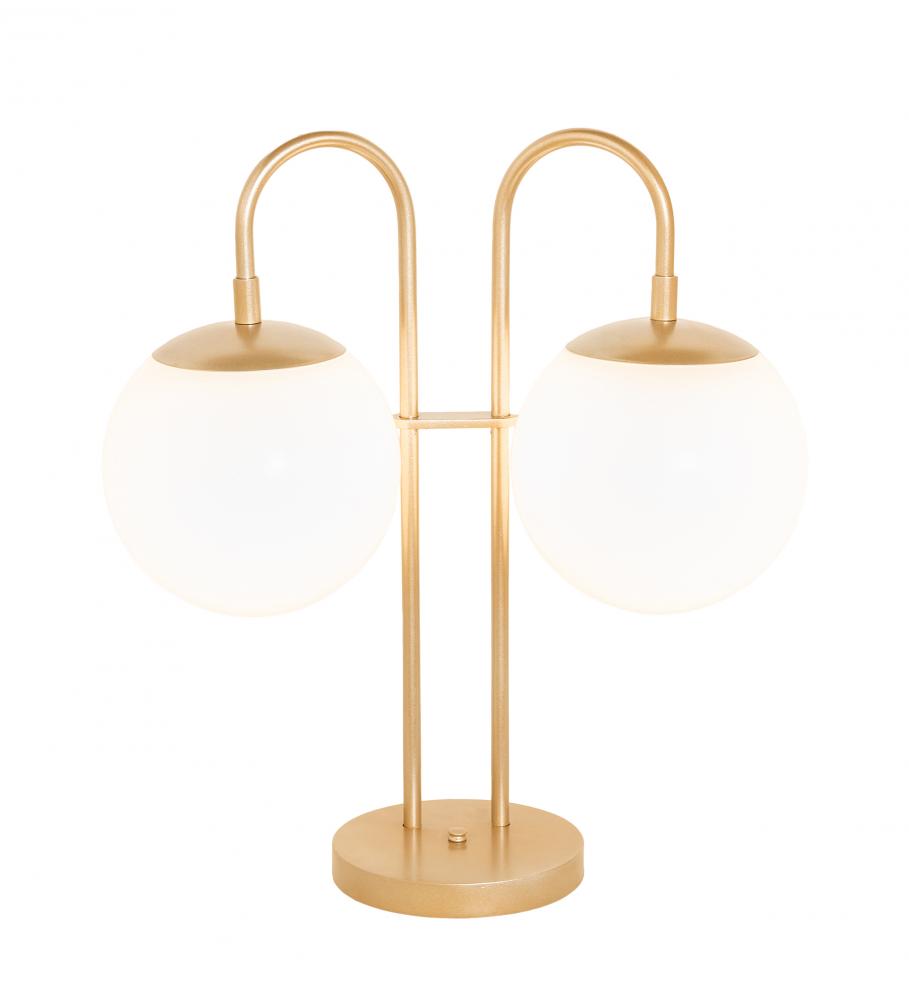 21&#34; High Bola Deux 2 Light Table Lamp