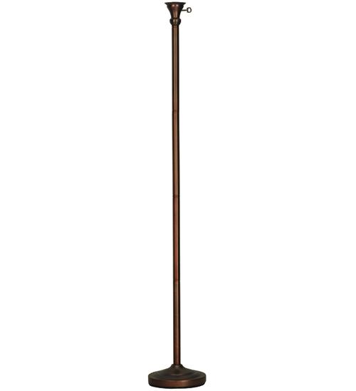 65&#34; High Mica Torchiere Floor Base