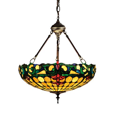 18&#34;W Duffner & Kimberly Colonial Inverted Pendant.603