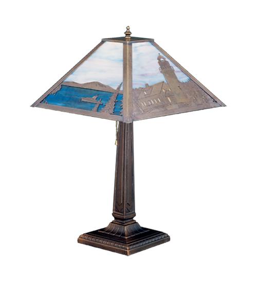 21&#34;H Lighthouse Bay Table Lamp