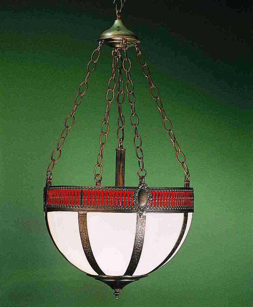 16&#34;W Gothic Basket Inverted Pendant