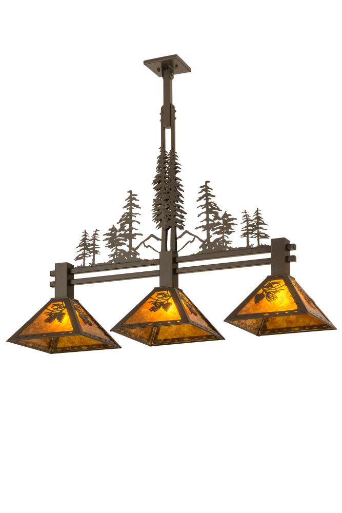 45&#34;L Tall Pines 3 LT Island Pendant