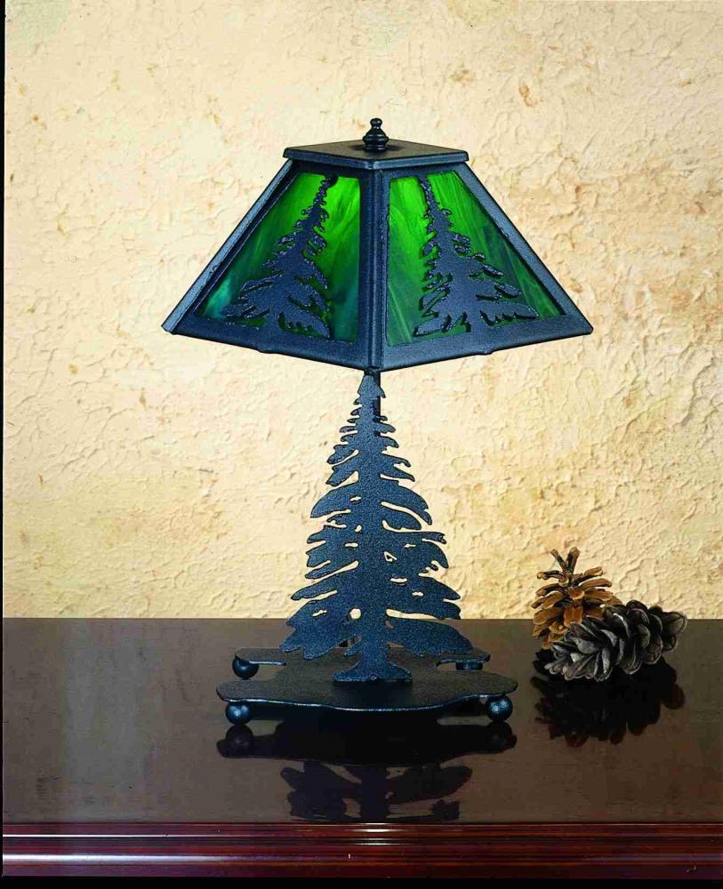 14&#34; High Tall Pines Accent Lamp