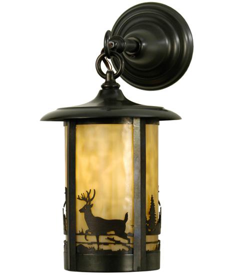 8&#34;W Fulton Deer Creek Hanging Wall Sconce