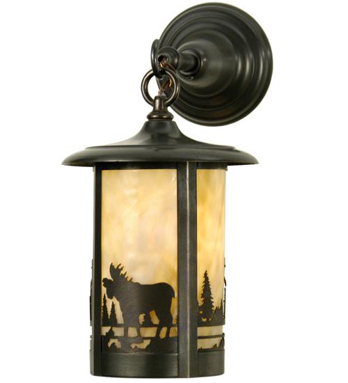 8&#34;W Fulton Moose Creek Hanging Wall Sconce