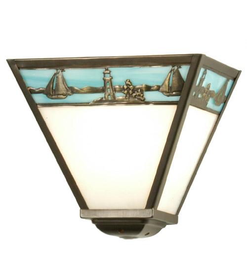 9&#34;W Sailboat Wall Sconce