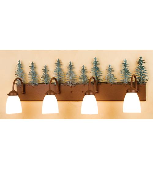 35&#34;W Tall Pines 4 LT Vanity Light