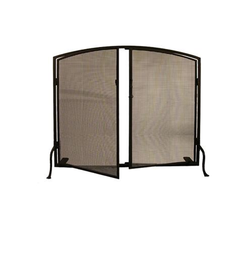 40&#34;W X 32&#34;H Prime Arched Fireplace Screen