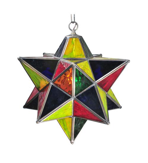 18&#34;W Moravian Star Pendant