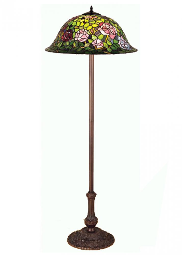 63&#34;H Tiffany Rosebush Floor Lamp