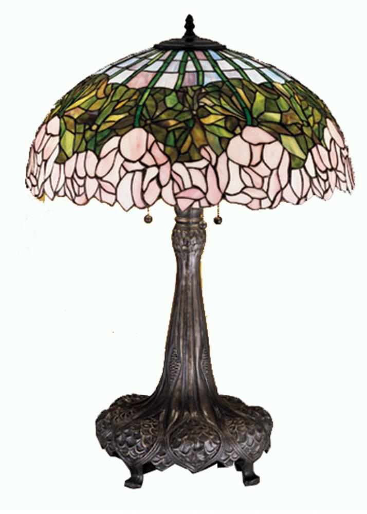 31&#34; High Tiffany Cabbage Rose Table Lamp