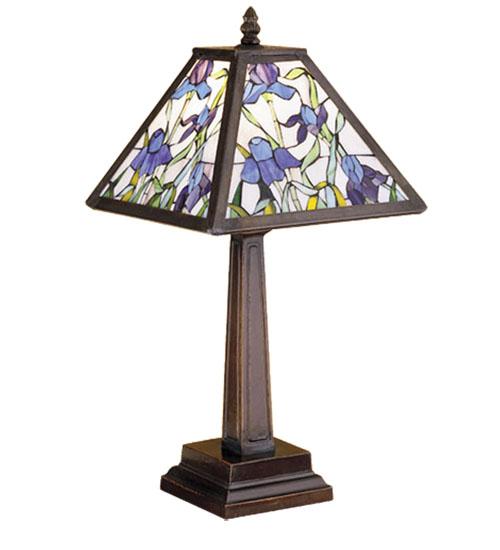 19&#34;H Mosaic Iris Accent Lamp