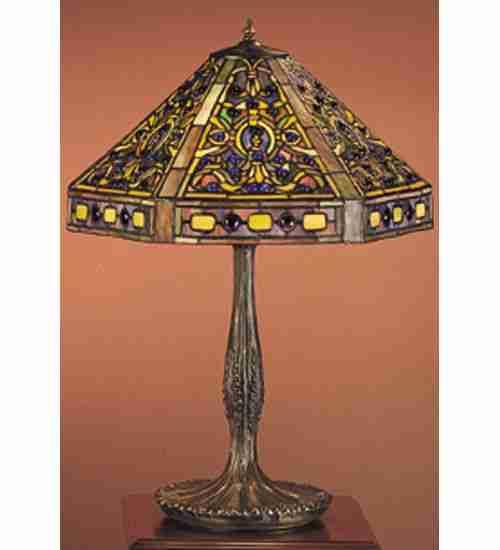 24&#34;H Tiffany Elizabethan Table Lamp