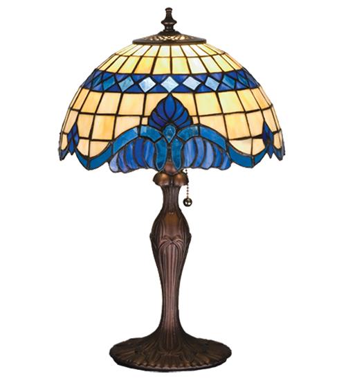 18.5&#34;H Baroque Accent Lamp