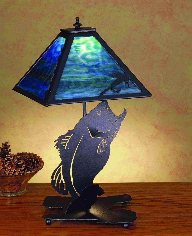 21&#34;H Leaping Bass Table Lamp