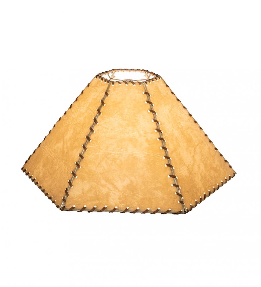 16&#34; Wide Fabric & Rawhide Shade