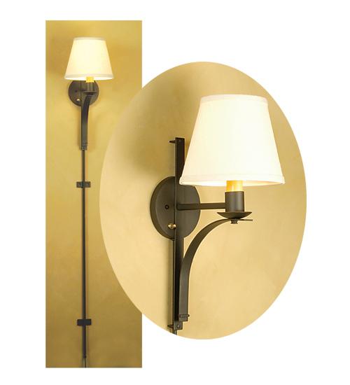 8&#34;W Minaret Left Wall Sconce