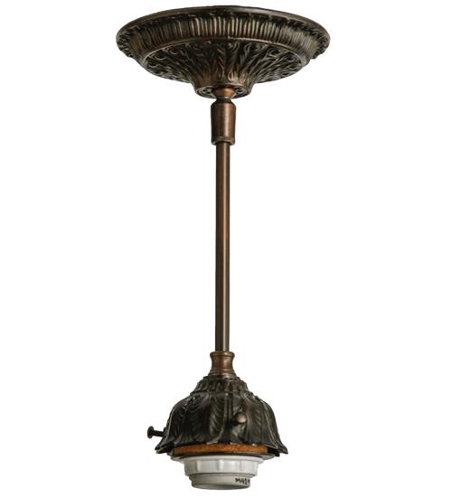 5&#34; Wide Mahogany Bronze 1 Light Pendant Hardware