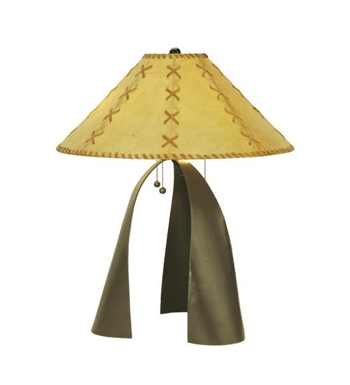 23&#34;H Sedona Faux Leather Table Lamp