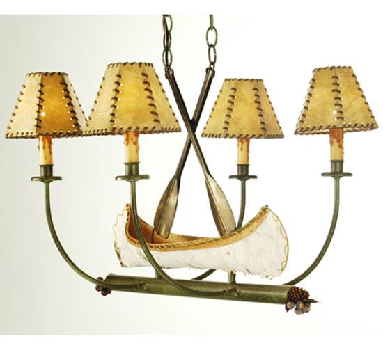 30&#34;L Canoe 4 LT Chandelier