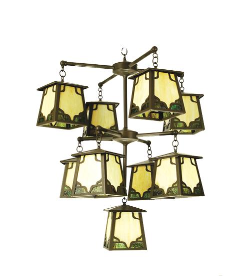 36&#34;Wide Kirkpatrick Stillwater 9 Light Chandelier