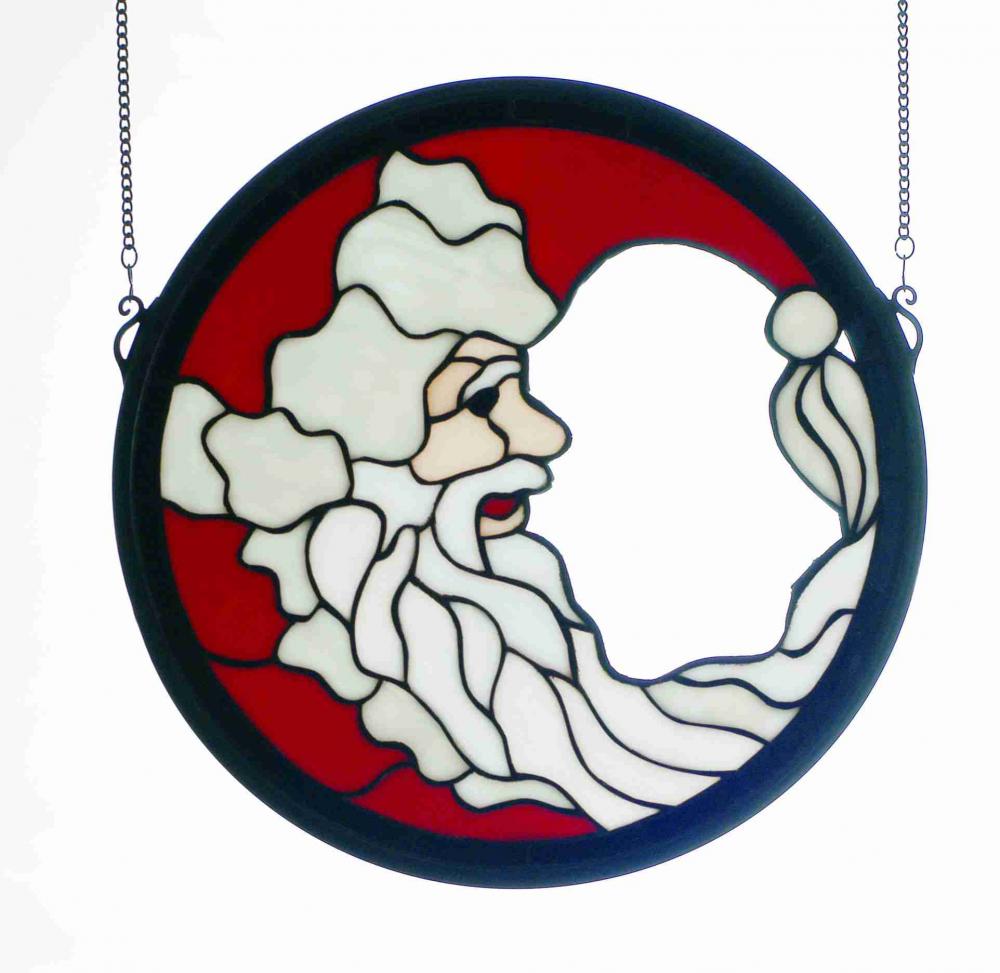 15&#34; Wide X 15&#34; High Santa Claus Window