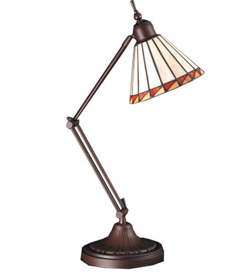 23&#34;H Prairie Mission Adjustable Desk Lamp