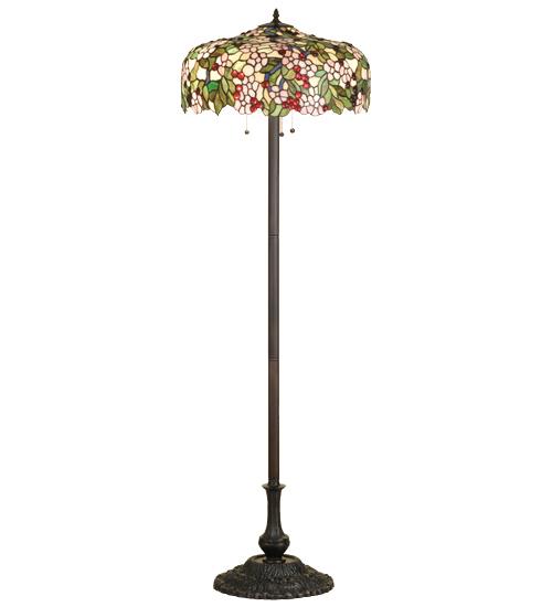 63&#34;H Tiffany Cherry Blossom Floor Lamp