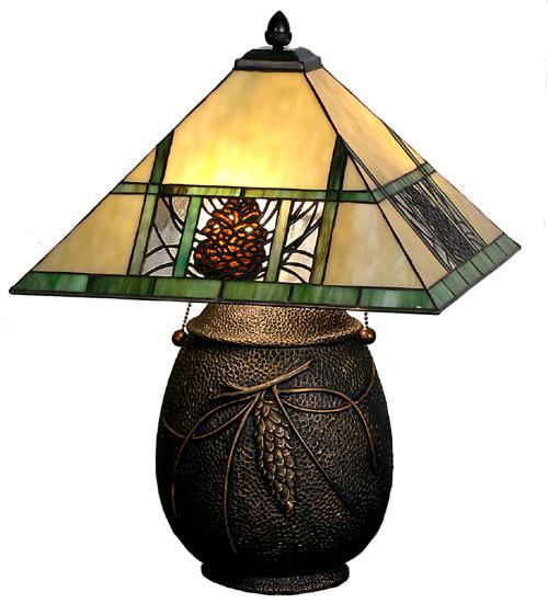 20&#34; High Pinecone Ridge Table Lamp