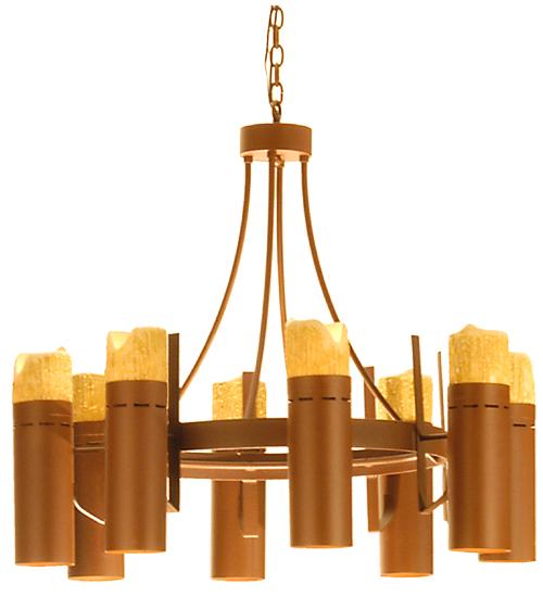 36&#34;W Candle Drop 8 LT Chandelier