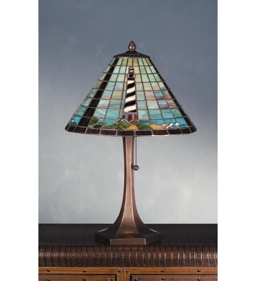 21&#34;H The Lighthouse on Cape Hatteras Table Lamp