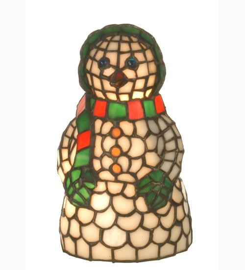 8.5&#34;H Snow Woman Accent Lamp