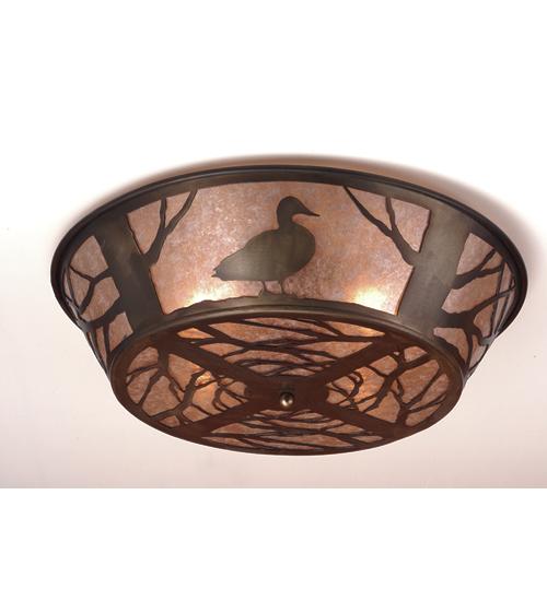 22&#34; Wide Duck Flushmount