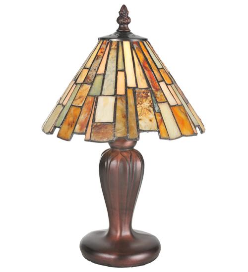 13&#34;H Delta Jadestone Mini Lamp