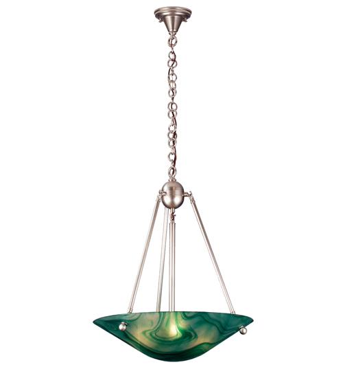 21&#34;W Deco Ball Mente Swirl Inverted Pendant