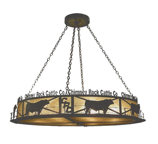 60&#34;L Personalized Chimney Rock Inverted Pendant