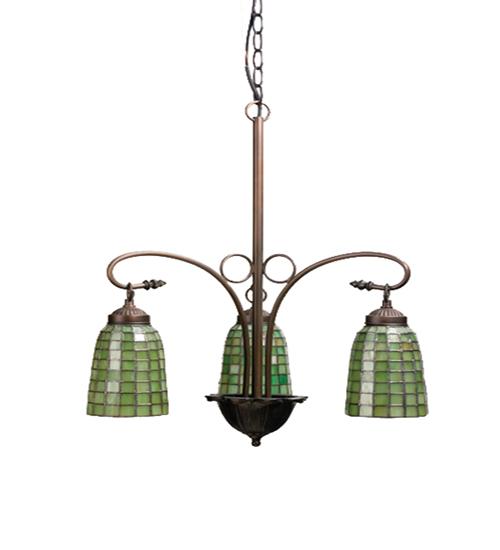 24&#34;W Terra Verde 3 LT Chandelier