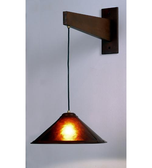 17&#34;W Mission Cantilever Wall Sconce