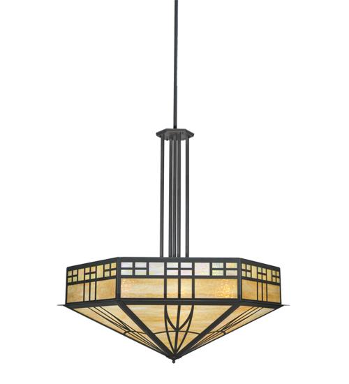 60&#34; Wide Scottsdale Mission Inverted Pendant