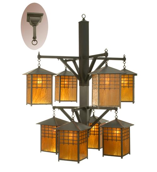 42&#34; Wide Castille 8 Light Two Tier Chandelier