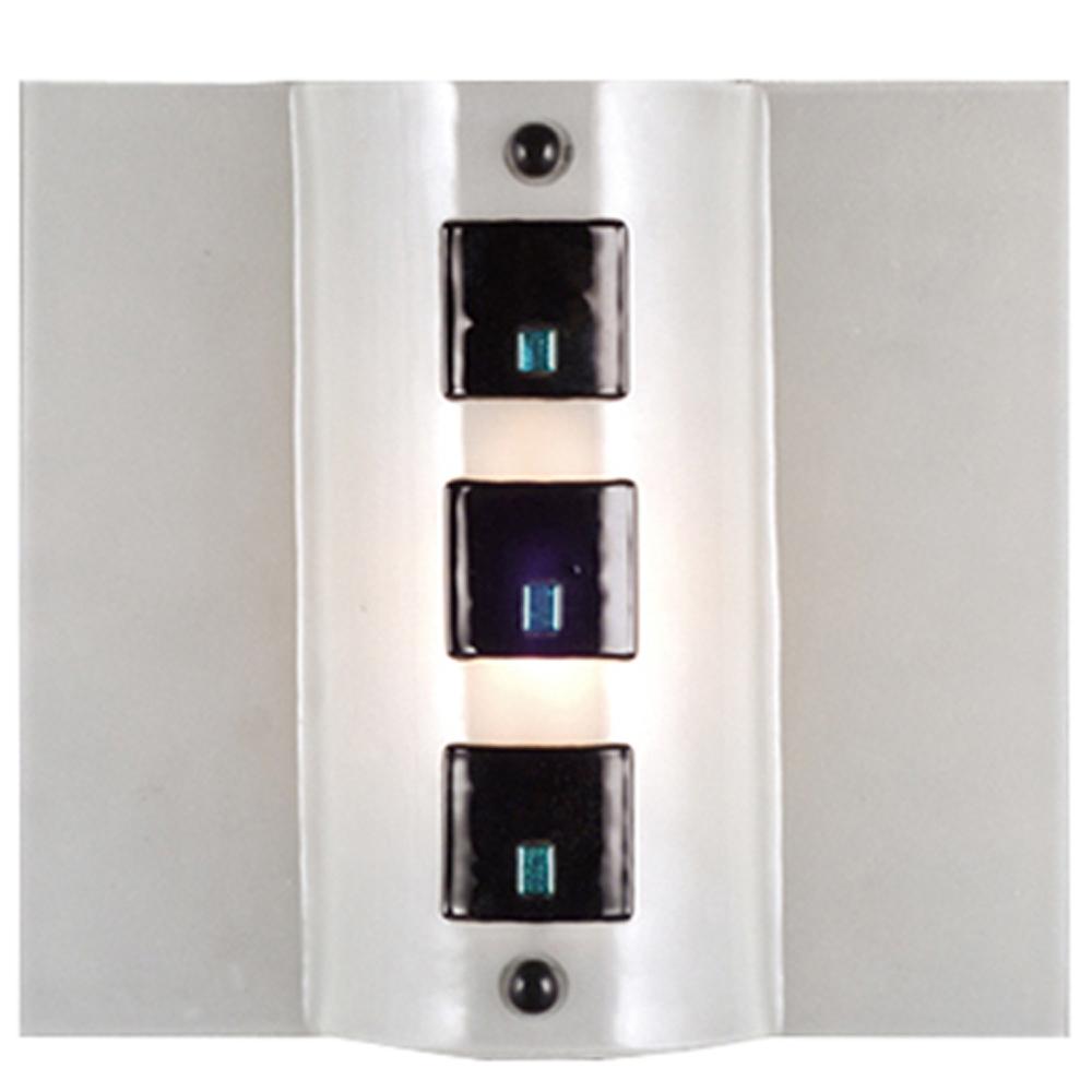 12&#34;W Metro Fusion Black Tie Affair Wall Sconce