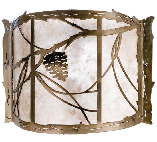 12&#34;W Whispering Pines Wall Sconce