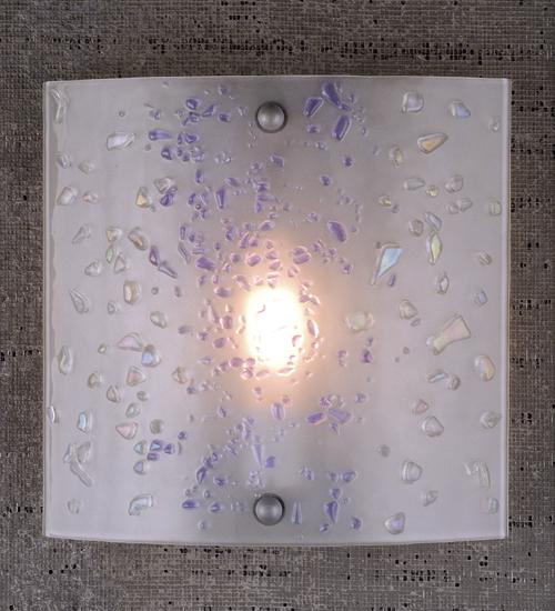 11&#34; Wide Metro Fusion Ice Wall Sconce