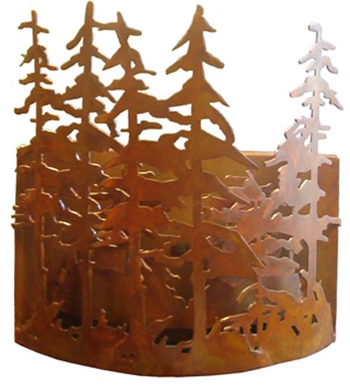 10&#34;W Tall Pines Wall Sconce