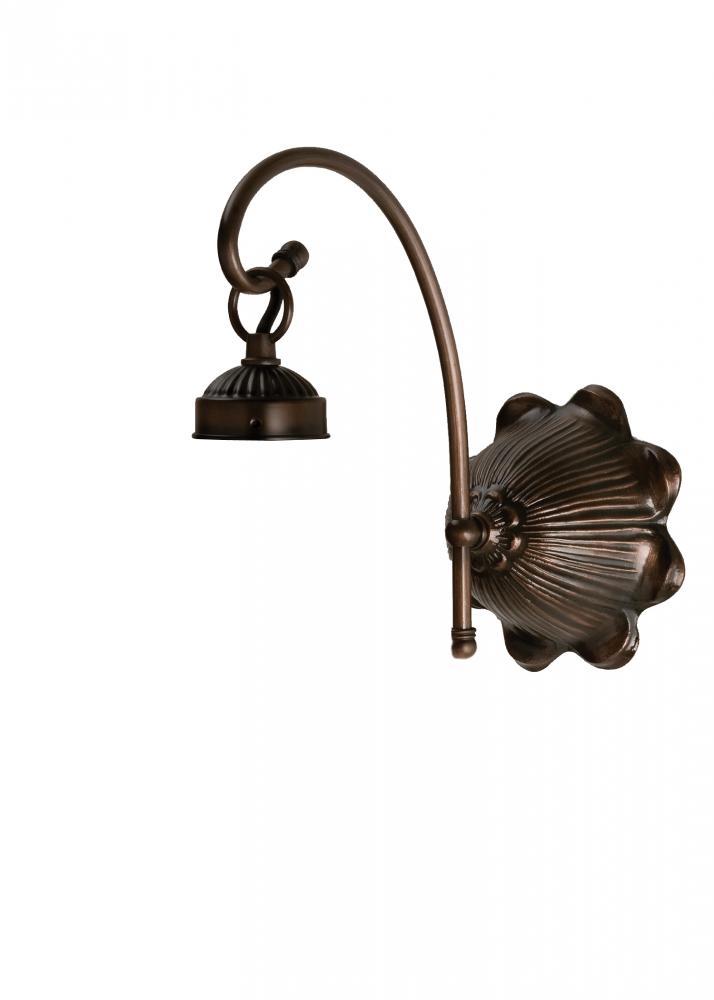 6&#34;W Mahogany Bronze 1 LT Wall Sconce Hardware