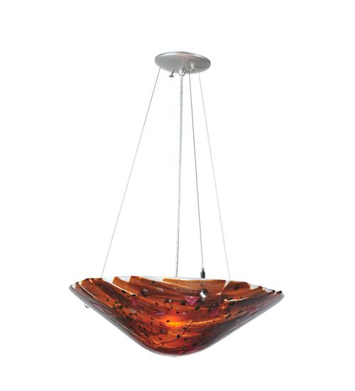 18&#34; Wide Metro Fusion Torta Inverted Pendant