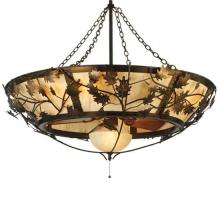 Meyda Green 110043 - 50"W Oak Branch Chandel-Air